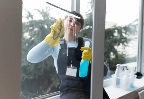 Nettoyage de vitres intérieures et extérieures à Kergloff